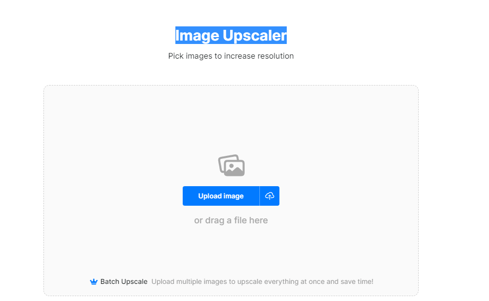 Pixelcut Image Upscaler - AI在线图片无损放大网站