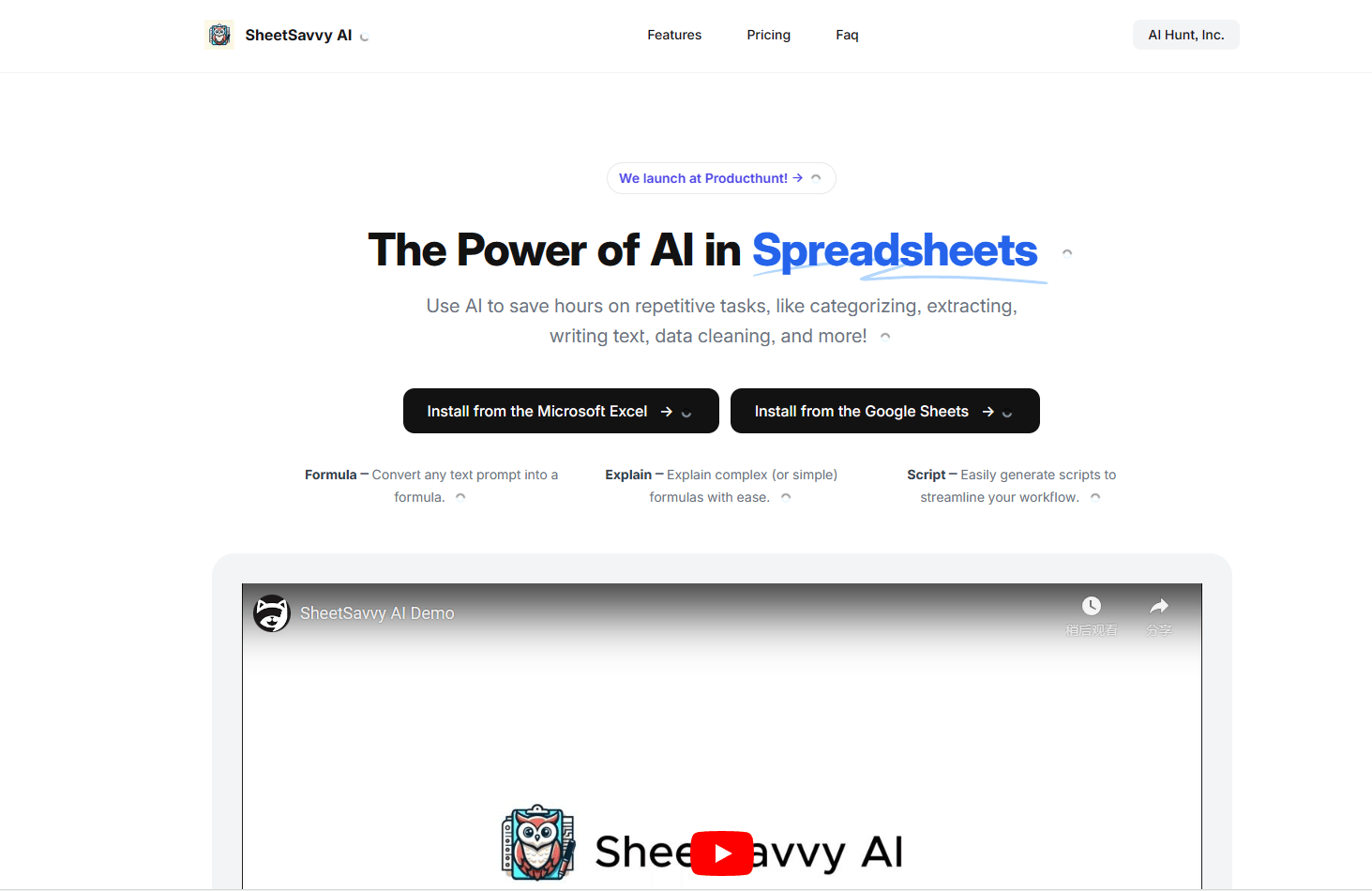 SheetSavvy AI