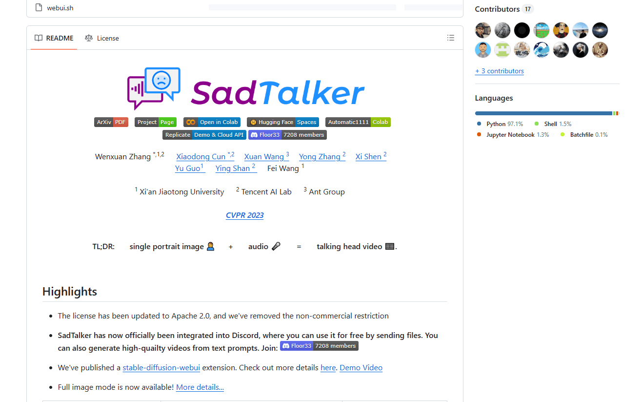 SadTalker